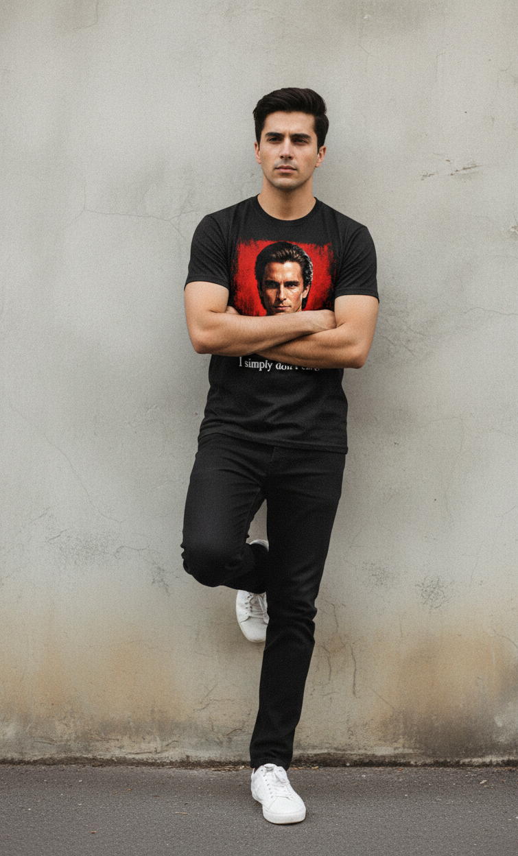 Silent Mindset Tee – Patrick Bateman Edition