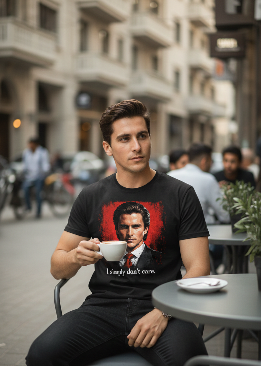 Silent Mindset Tee – Patrick Bateman Edition