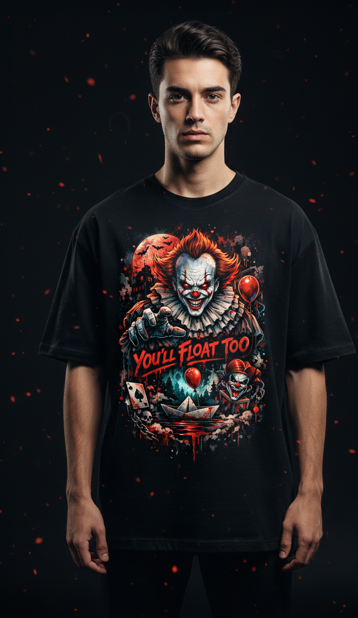 FLOAT TOO – Pennywise Horror Streetwear T-Shirt