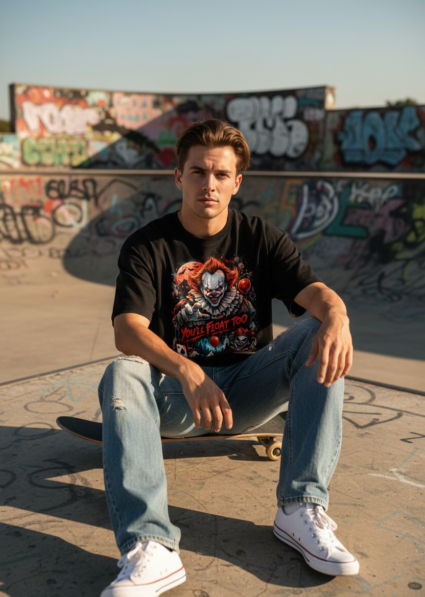 FLOAT TOO – Pennywise Horror Streetwear T-Shirt