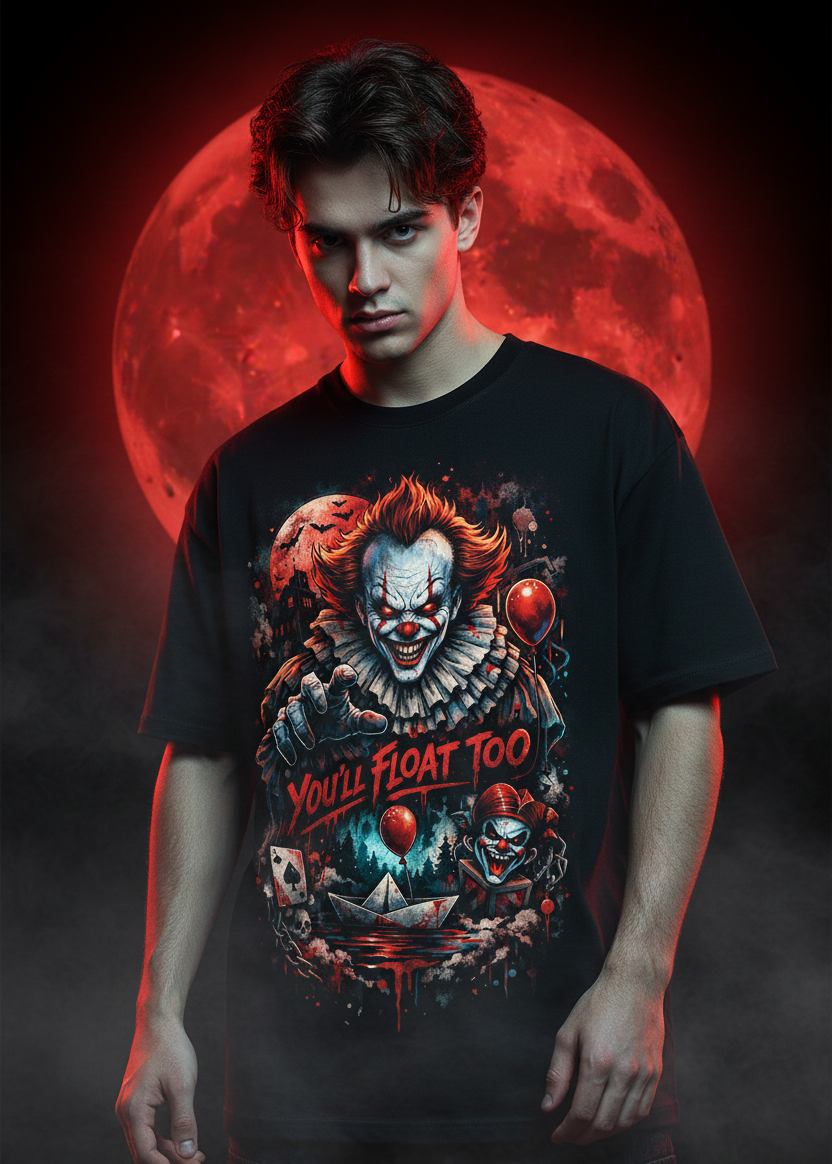 FLOAT TOO – Pennywise Horror Streetwear T-Shirt