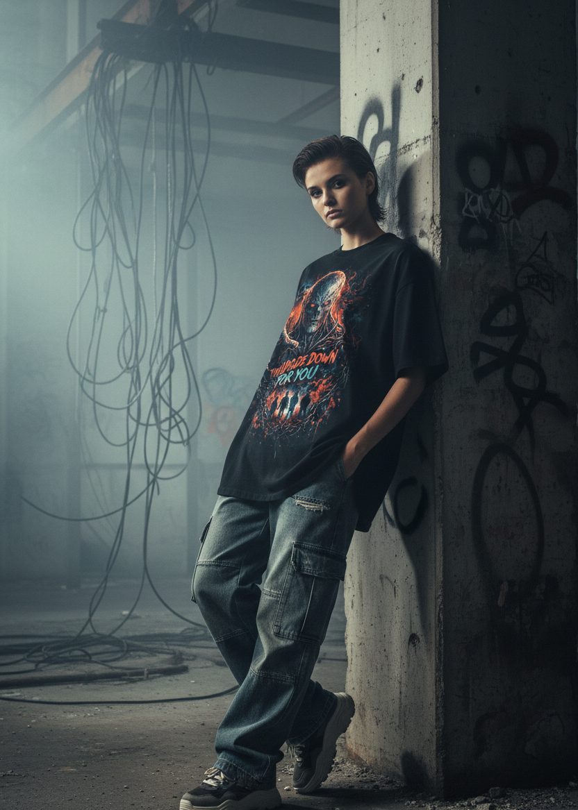 THE UPSIDE DOWN FOR YOU – Vecna Dark Streetwear T-Shirt