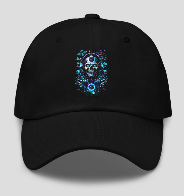 Neon Skull Nexus Cap – Cyber Street Edition