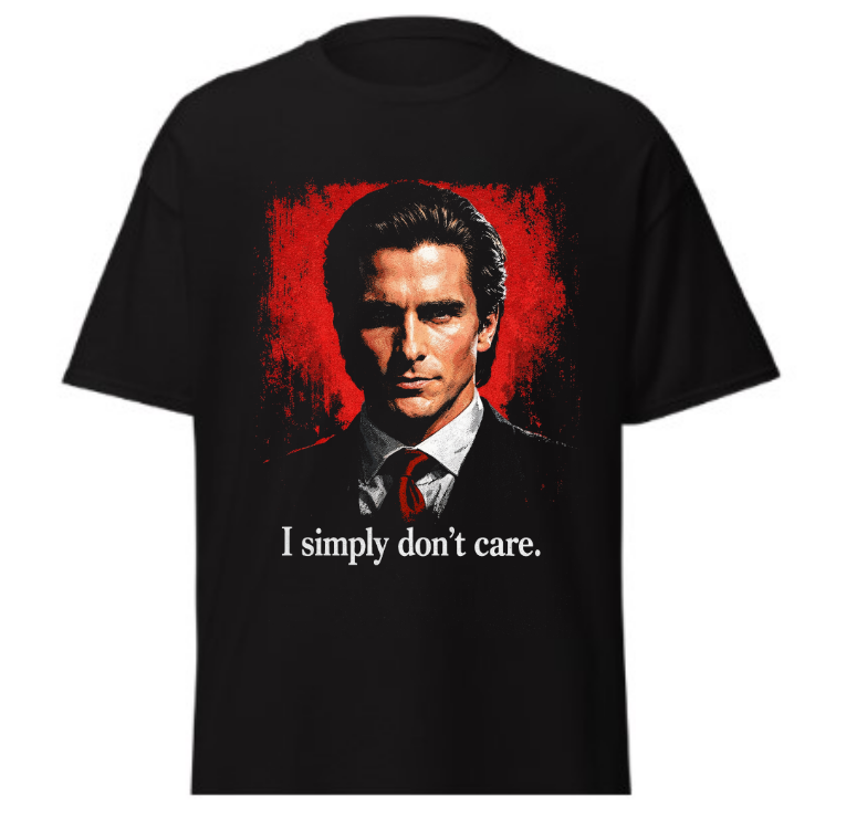 Silent Mindset Tee – Patrick Bateman Edition