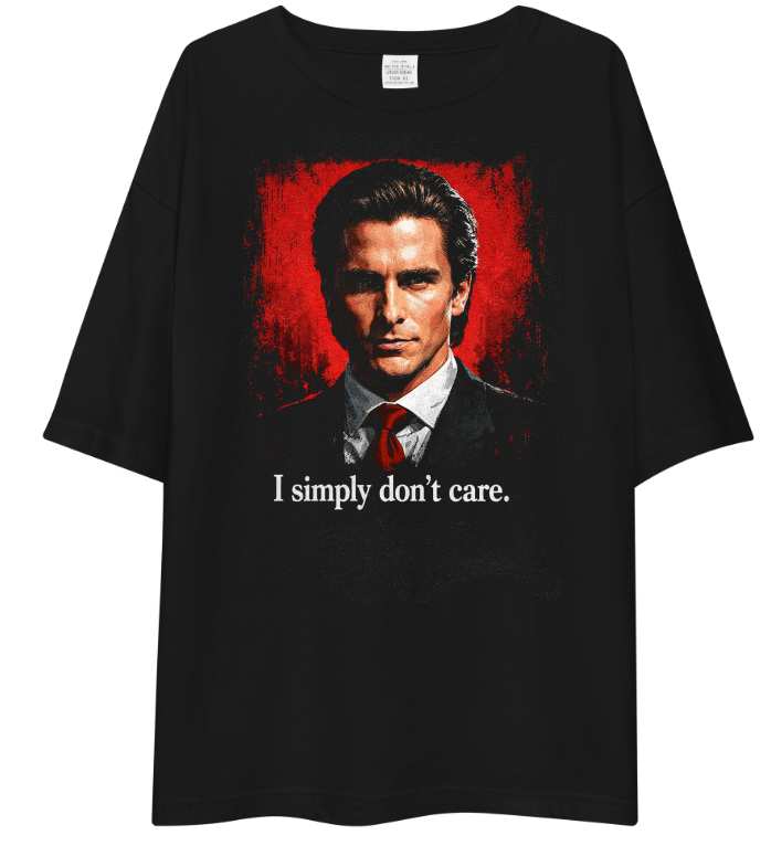 Silent Mindset Tee – Patrick Bateman Edition